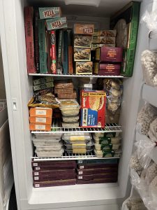 Frozen foods available to shoppers inside Packed with Pride